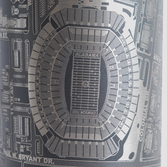 Tuscaloosa, Alabama Tumbler Art (Saban Field at Bryant–Denny Stadium)