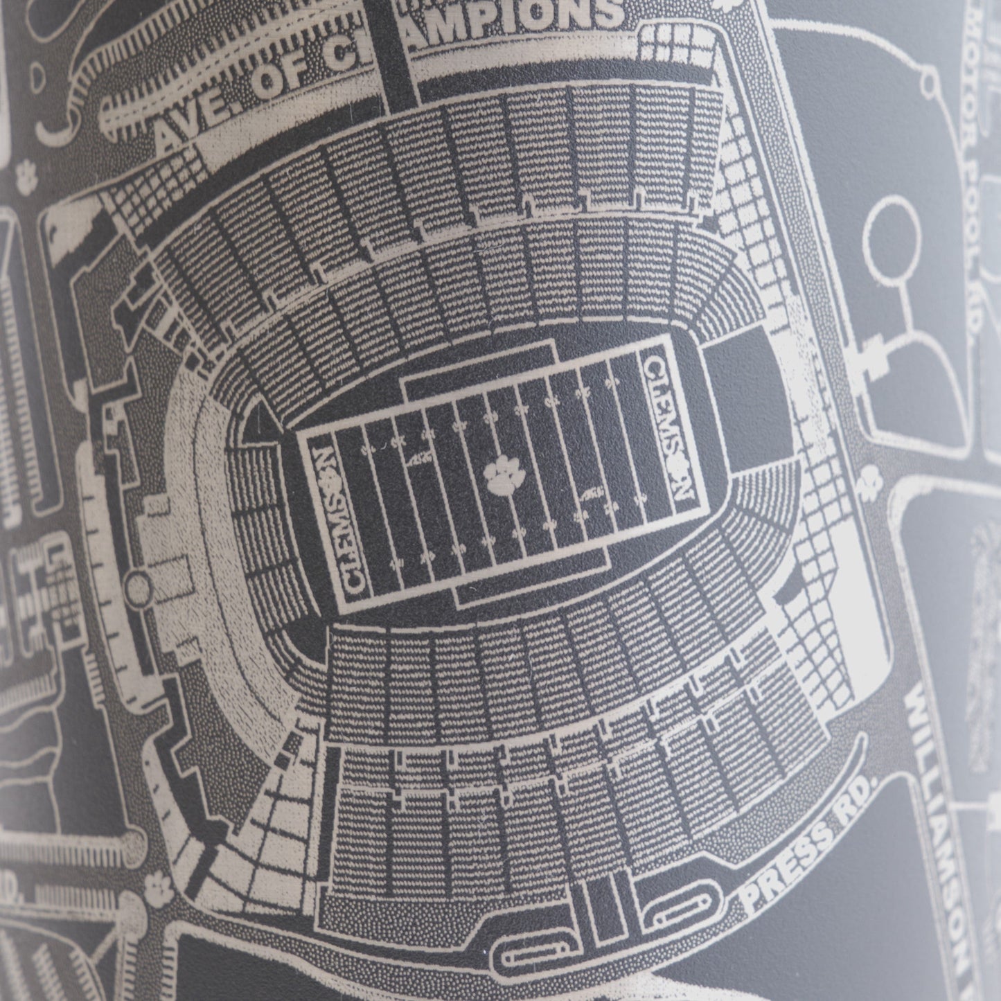 Clemson, South Carolina Tumbler Art (Memorial Stadium)