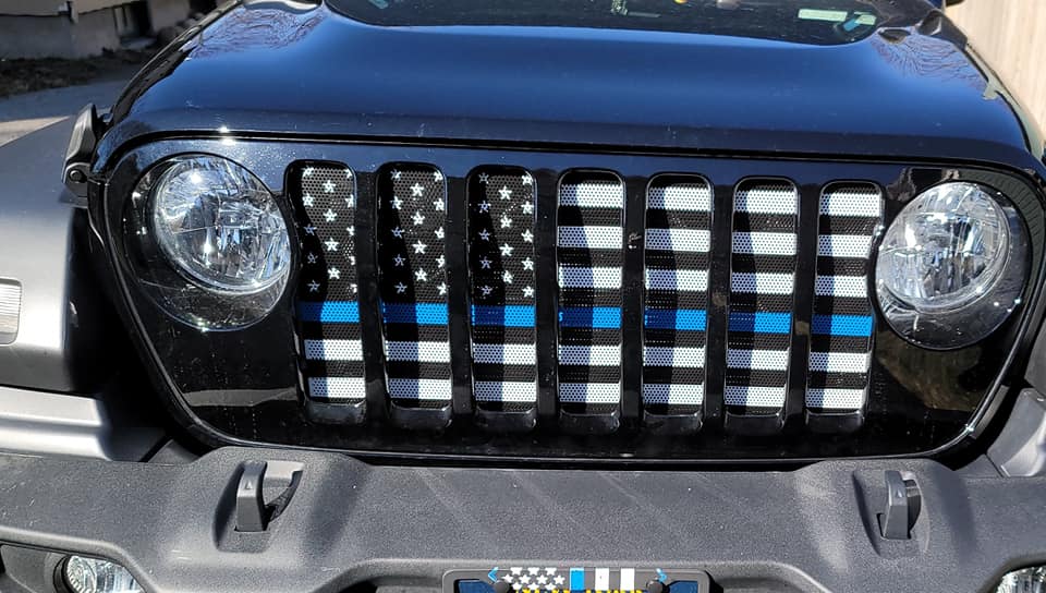 Thin Blue Line Collection Grille Inserts