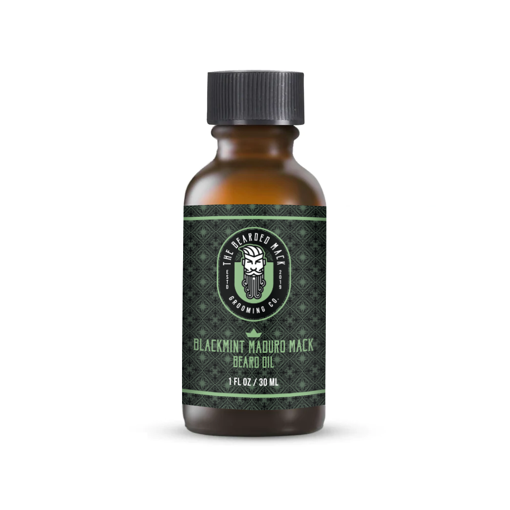 Blackmint Maduro Mack Signature Beard Oil -  Warm Tobacco, Black Tea + Mint