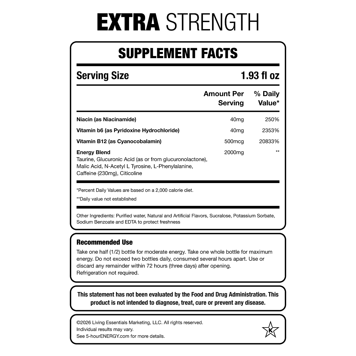 Grape Flavor Extra Strength 5-hour ENERGY Shots