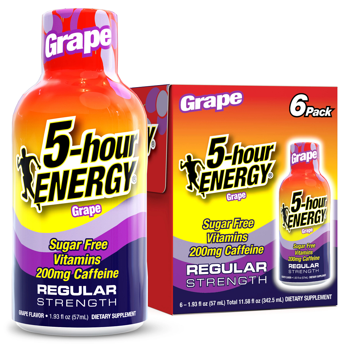 Grape Flavor Regular Strength 5-hour ENERGY Shots