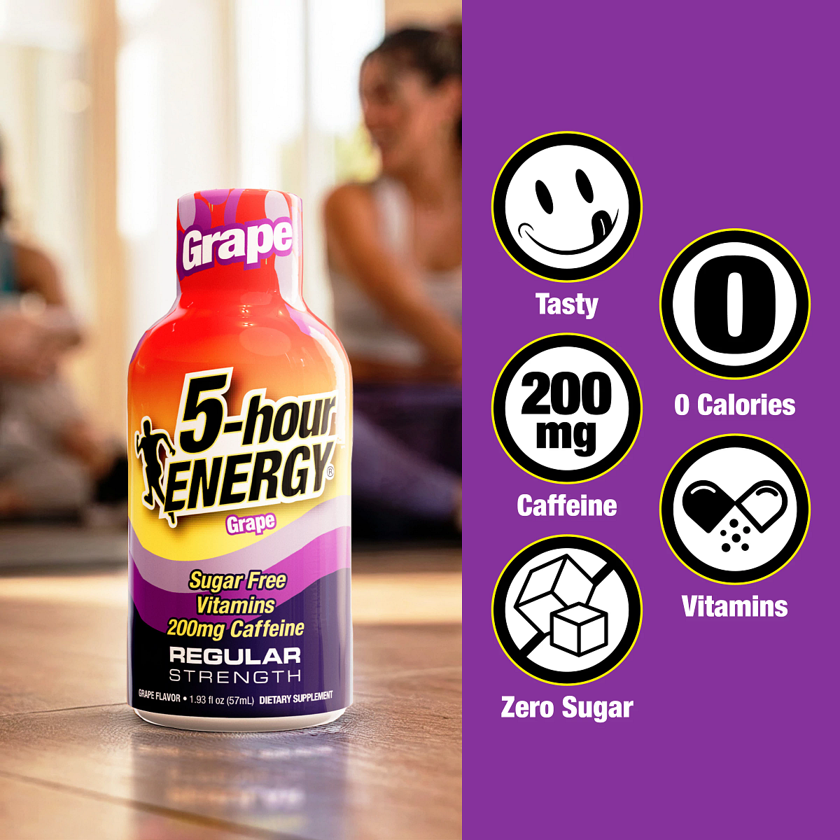 Grape Flavor Regular Strength 5-hour ENERGY Shots