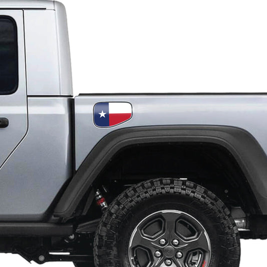 Texas State Flag State Flag Gas Cap Decal for JT or Gladiator