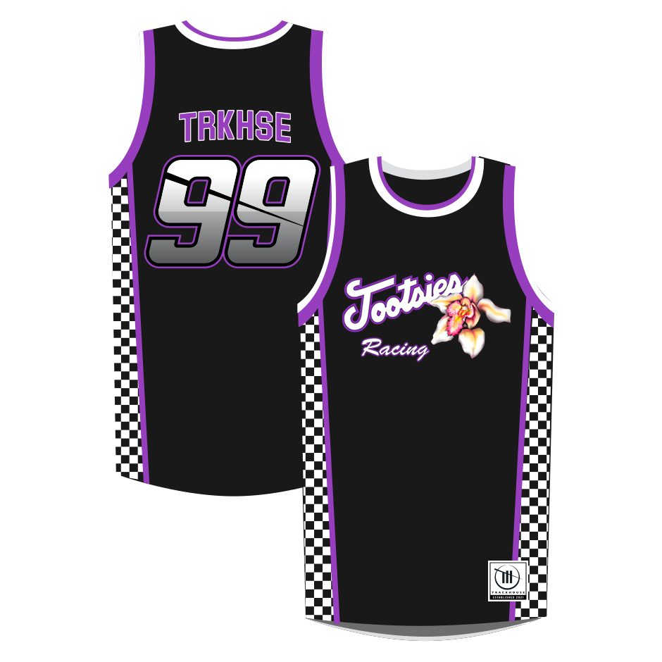 Daniel Suárez #99 Tootsies x Trackhouse Black Basketball Jersey