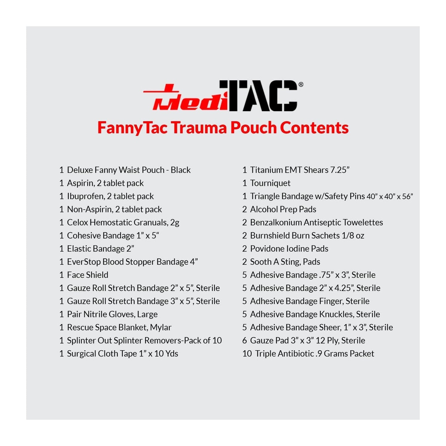 First Aid Kit Fanny Waist Pouch