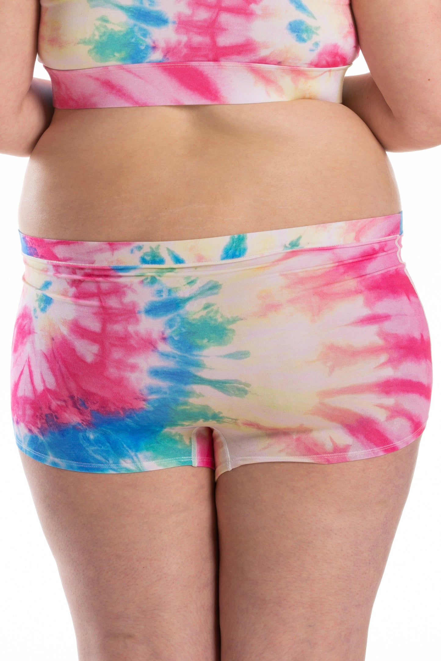The Flower Child | Tie Dye Modal Boyshort Underwear
