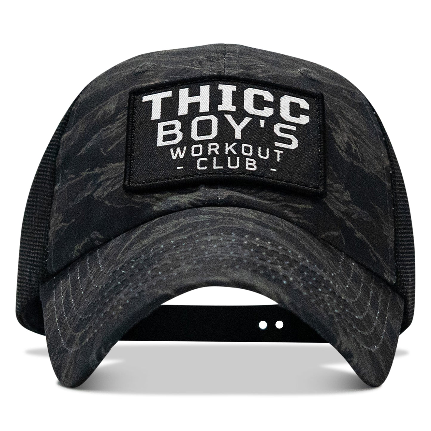Ripstop Thicc Boys Workout Club Patch Tactical Ripstop Mesh Snapback Hat