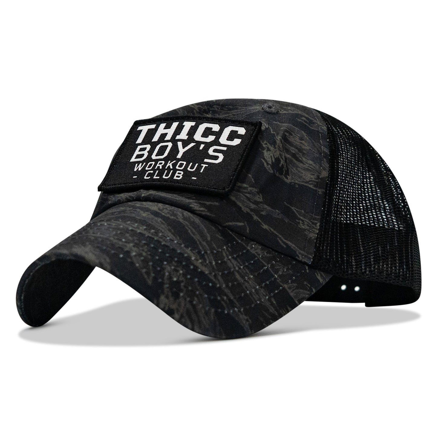 Ripstop Thicc Boys Workout Club Patch Tactical Ripstop Mesh Snapback Hat