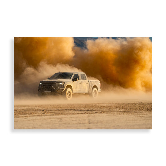 Hennessey Raptor Through The Dust Poster