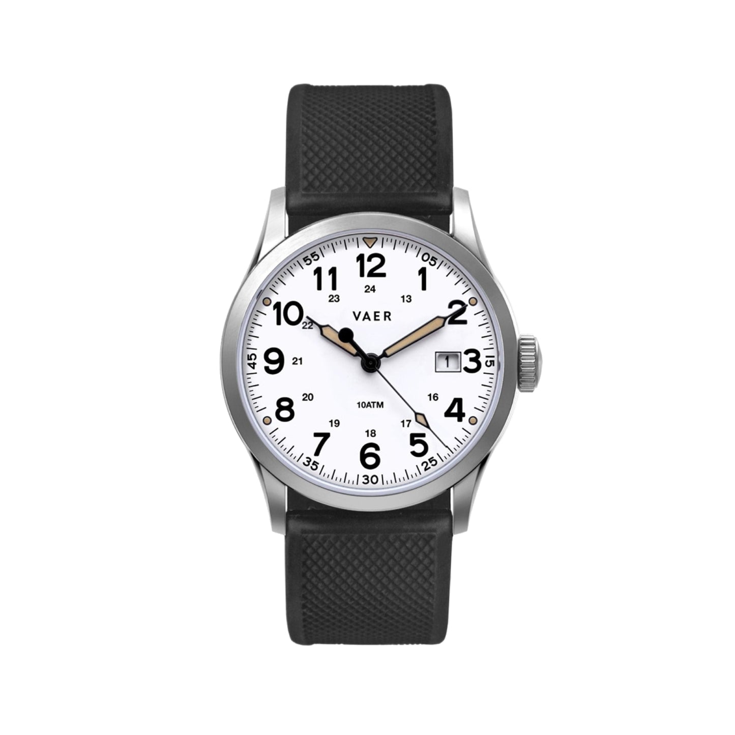 S3 Calendar Field White - 36mm Quartz