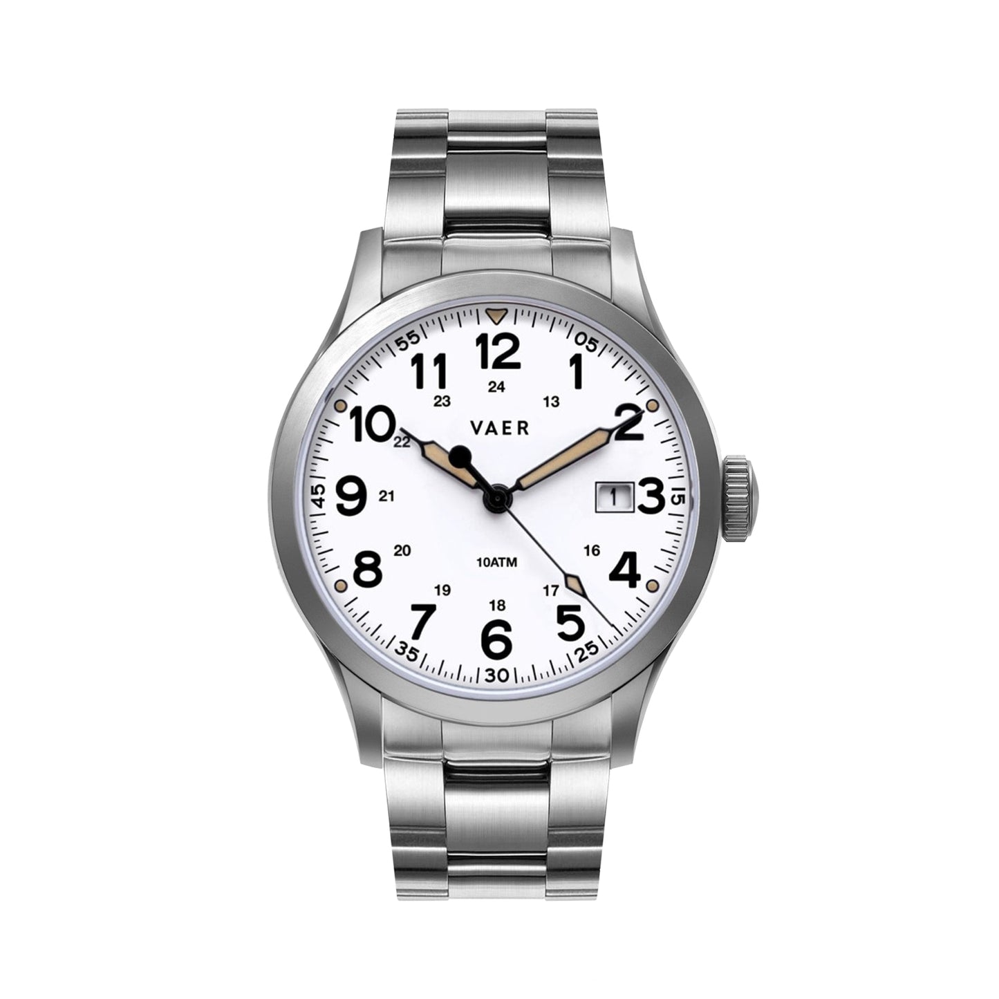S5 Calendar Field White - 40mm Quartz