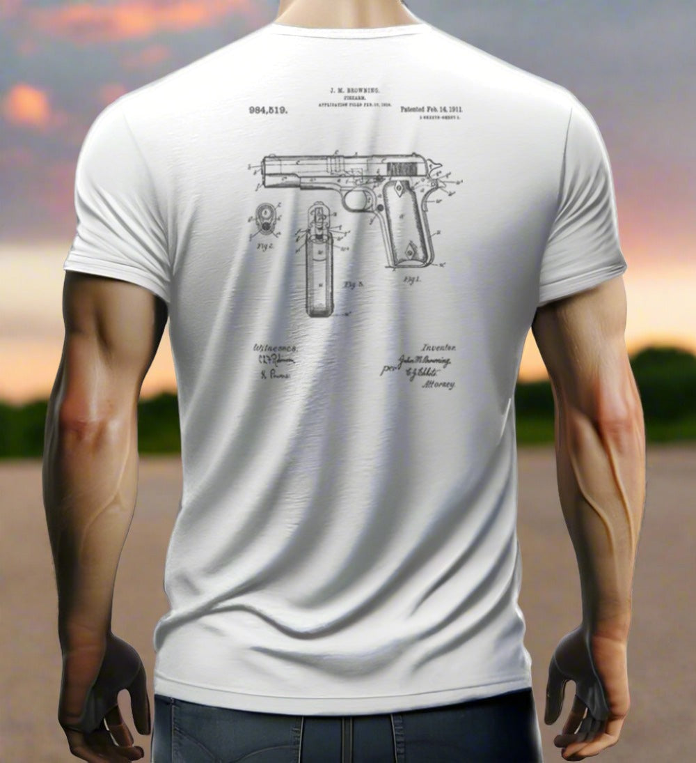 Browning 1911 Patent T-Shirt