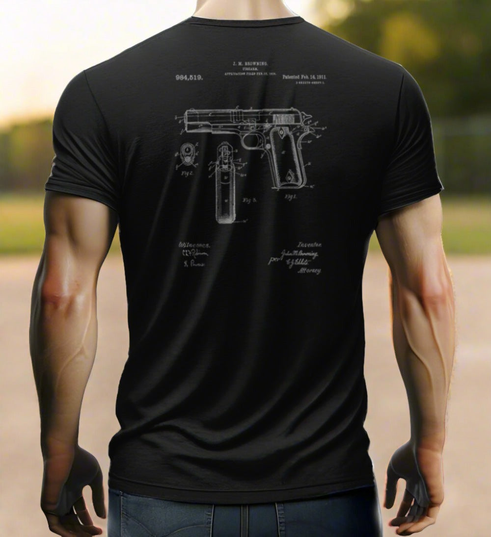 Browning 1911 Patent T-Shirt