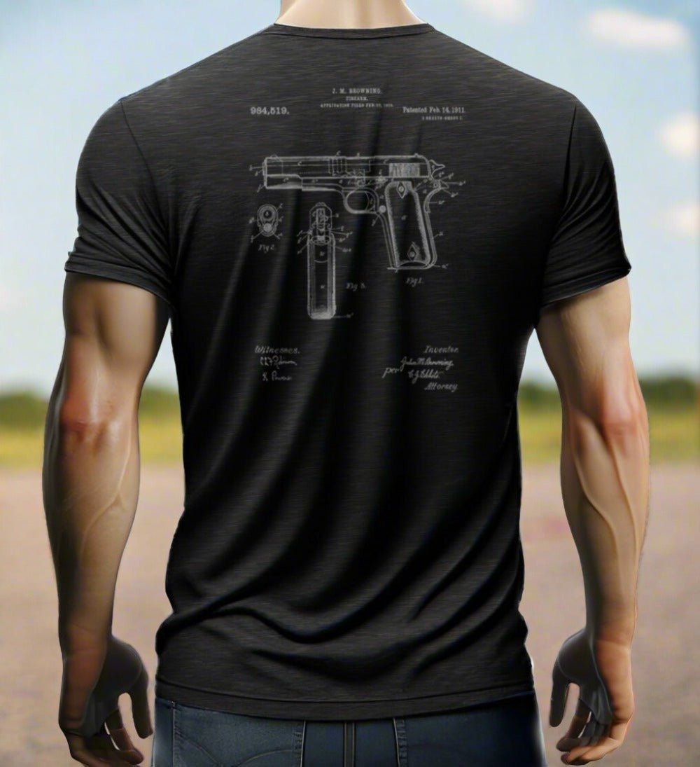 Browning 1911 Patent T-Shirt