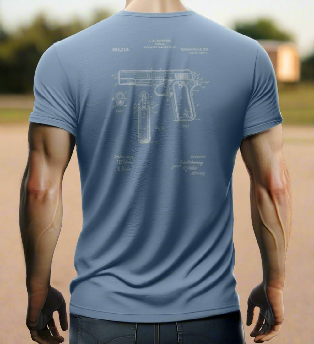 Browning 1911 Patent T-Shirt