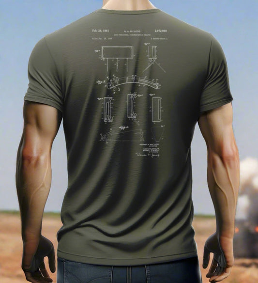M18A1 Claymore Mine Patent T-shirt
