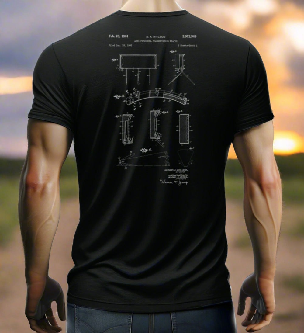 M18A1 Claymore Mine Patent T-shirt