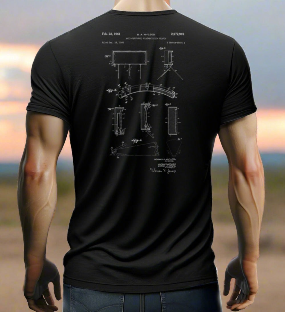 M18A1 Claymore Mine Patent T-shirt