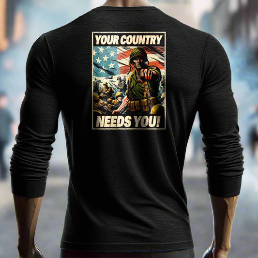 Your Country Needs You Long Sleeve Shirt