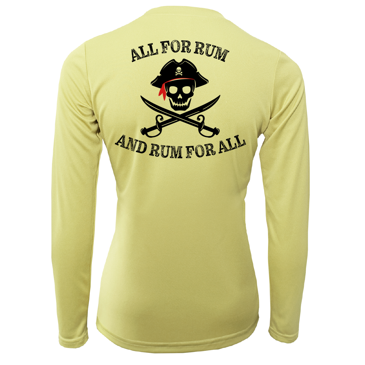 Texas Freshwater Born "All For Rum and Rum For All" Women's Long Sleeve UPF 50+ Dry-Fit Shirt
