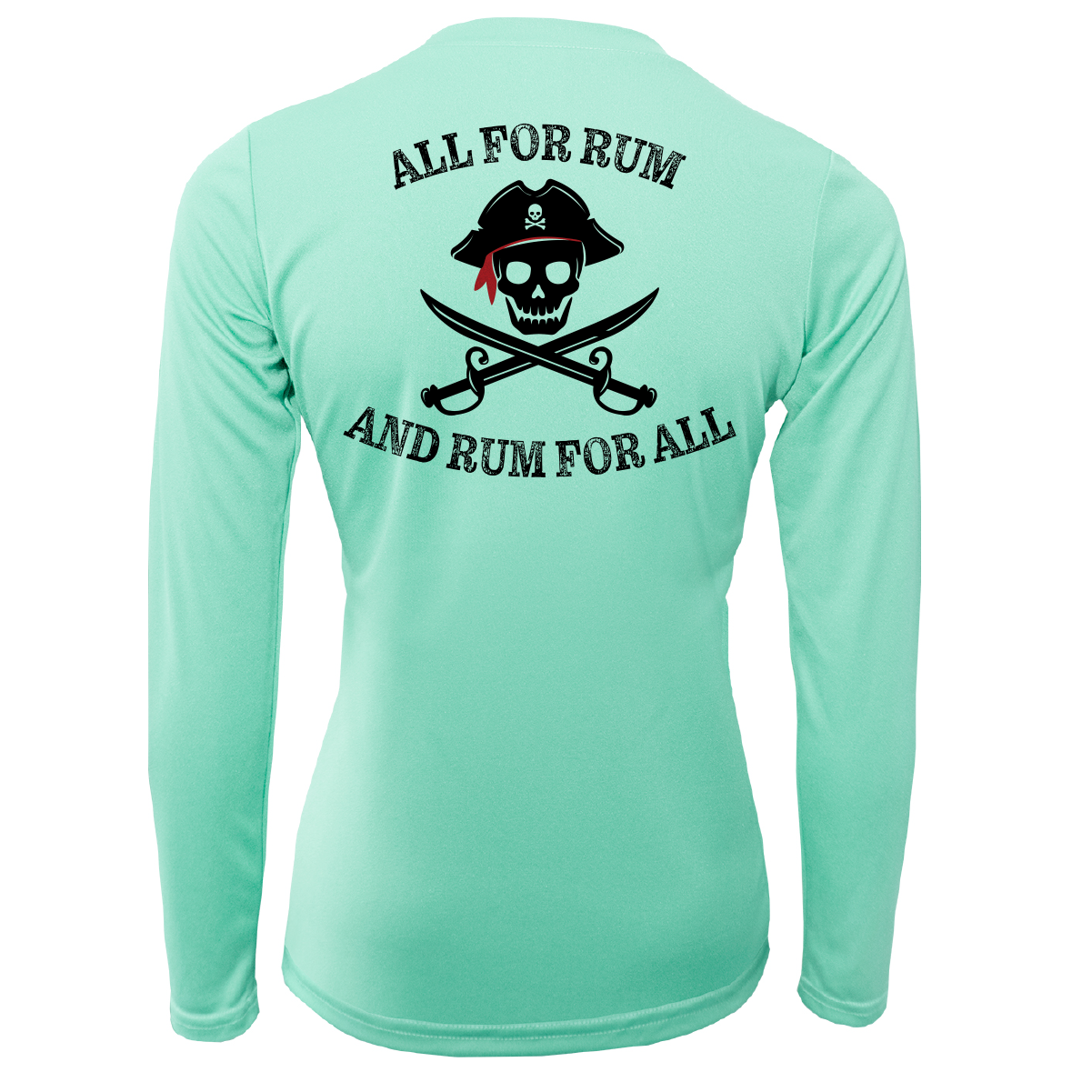 Florida Freshwater Born "All For Rum and Rum For All" Women's Long Sleeve UPF 50+ Dry-Fit Shirt