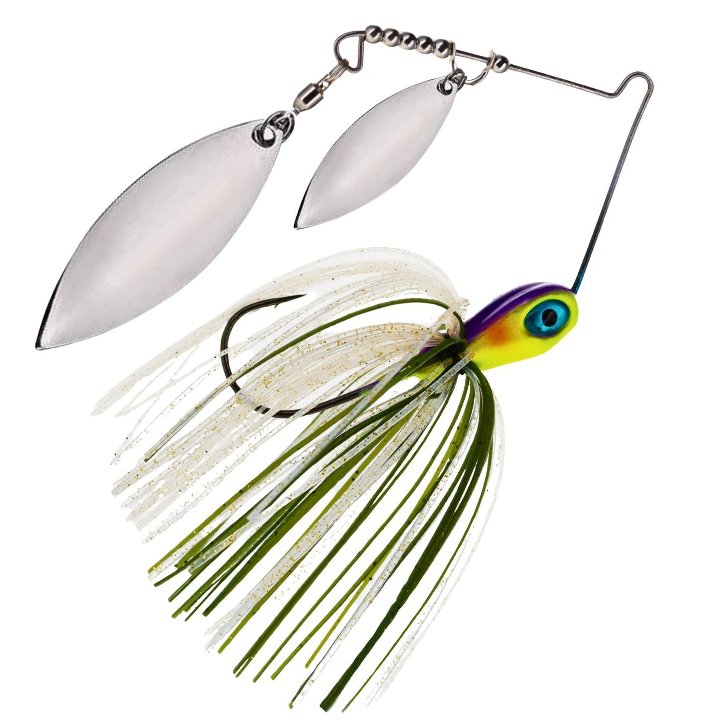Reaction Tackle Tungsten Double Willow Blade Spinnerbait Jigs (2-Pack) - New