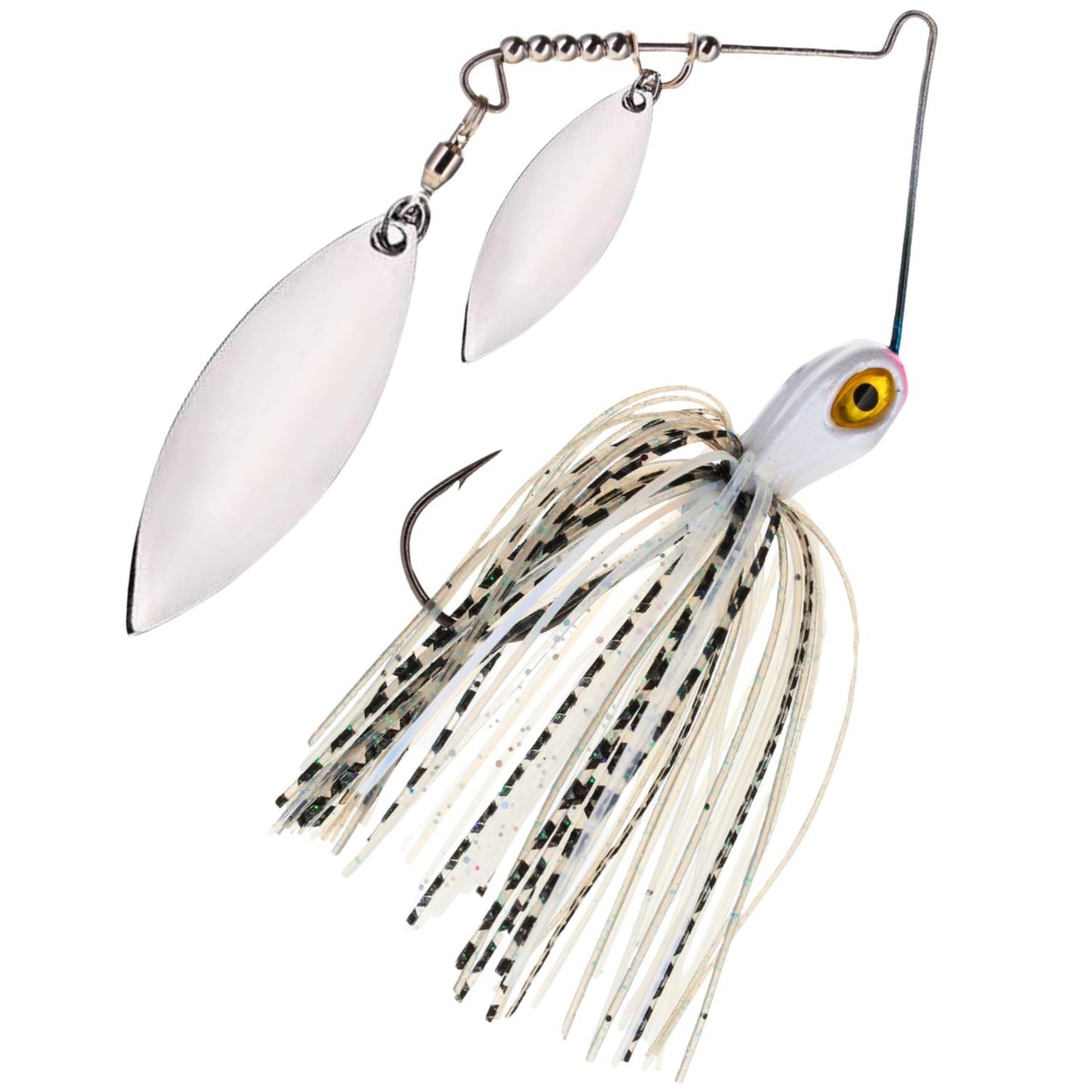 Reaction Tackle Tungsten Spinnerbait Jigs – 2-Pack, Double Willow Blade - New