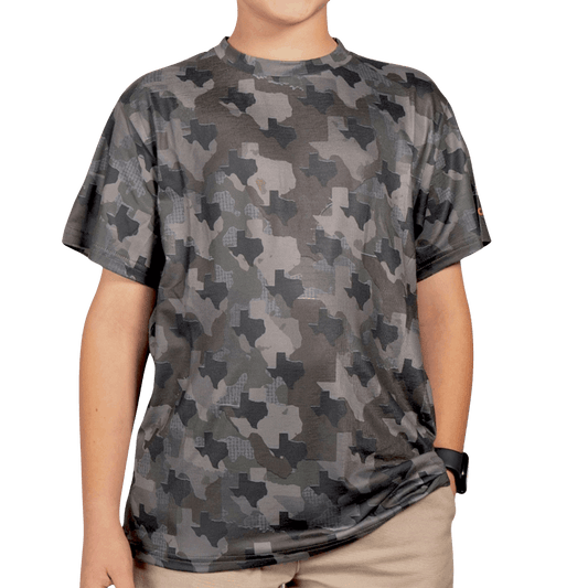 Texas Camo - Kids Short Sleeve