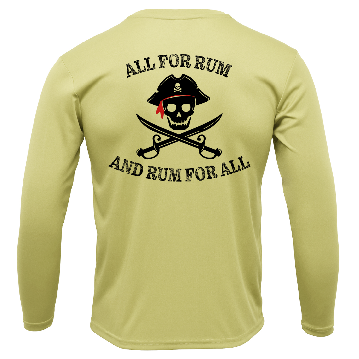 Saltwater Born "All for Rum and Rum for All" Long Sleeve UPF 50+ Dry-Fit Shirt