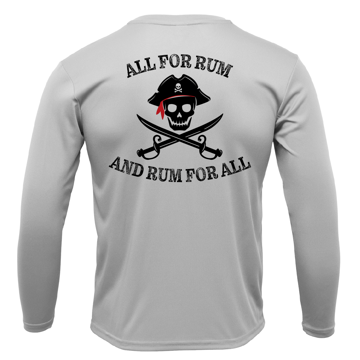 Saltwater Born "All for Rum and Rum for All" Long Sleeve UPF 50+ Dry-Fit Shirt