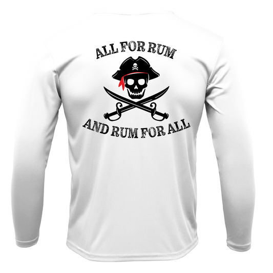 Melbourne, Australia "All for Rum and Rum For All" Long Sleeve UPF 50+ Dry-Fit Shirt