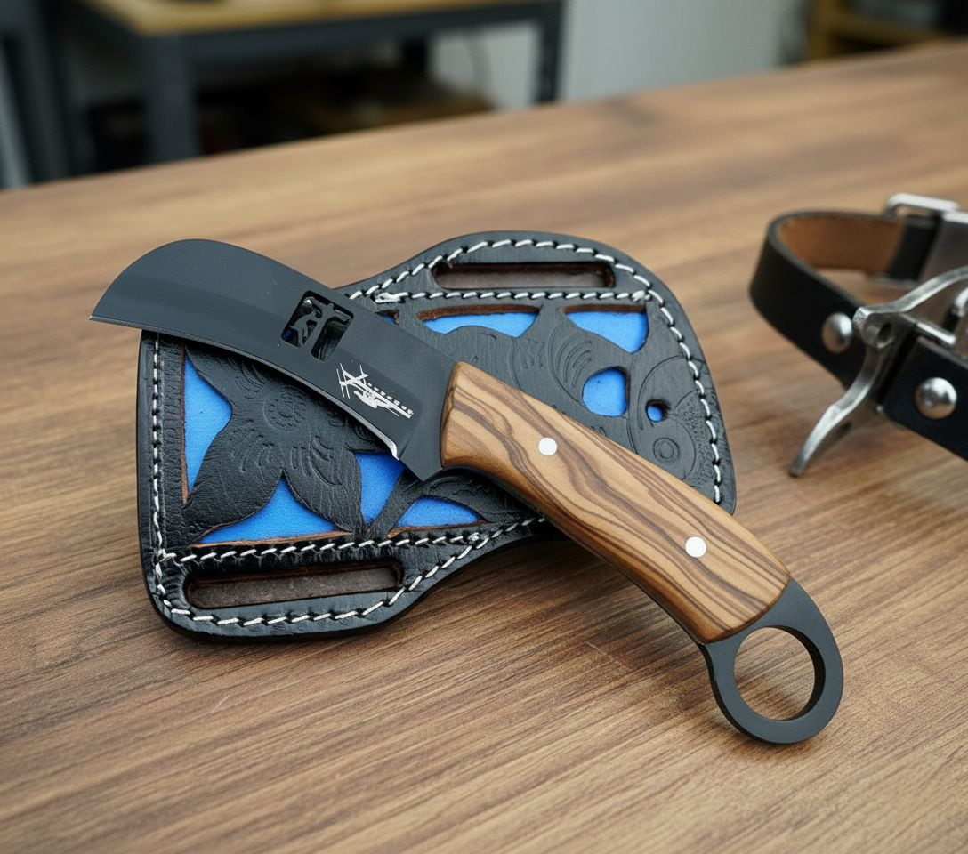 Lineman Knife Hawkbill 2 for 1 #003