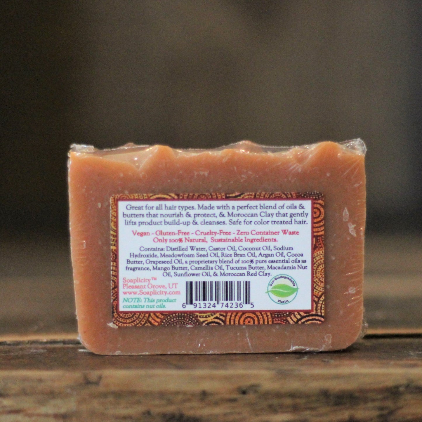 Tangerine Patchouli Shampoo Bar