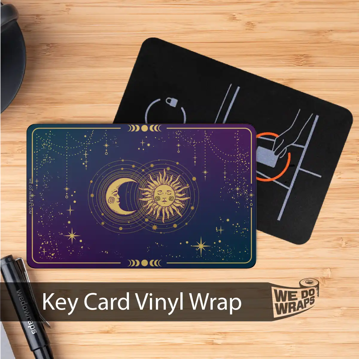 Tarot Sun and Moon | NFC Key Card Wrap