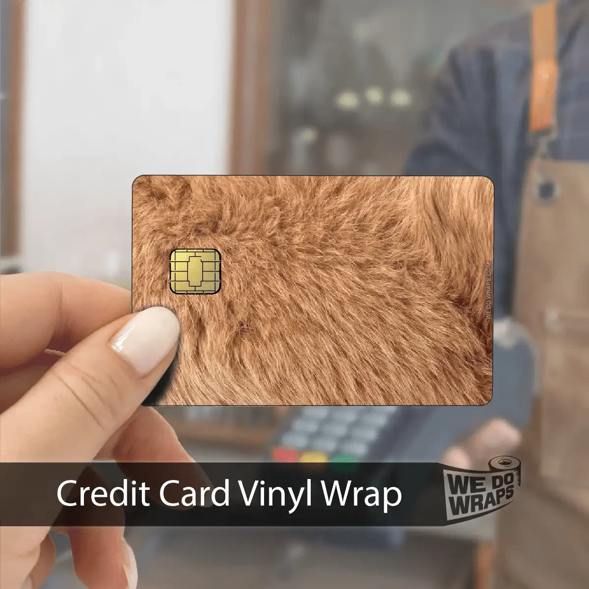 Teddy Bear Fur | NFC Key Card Wrap