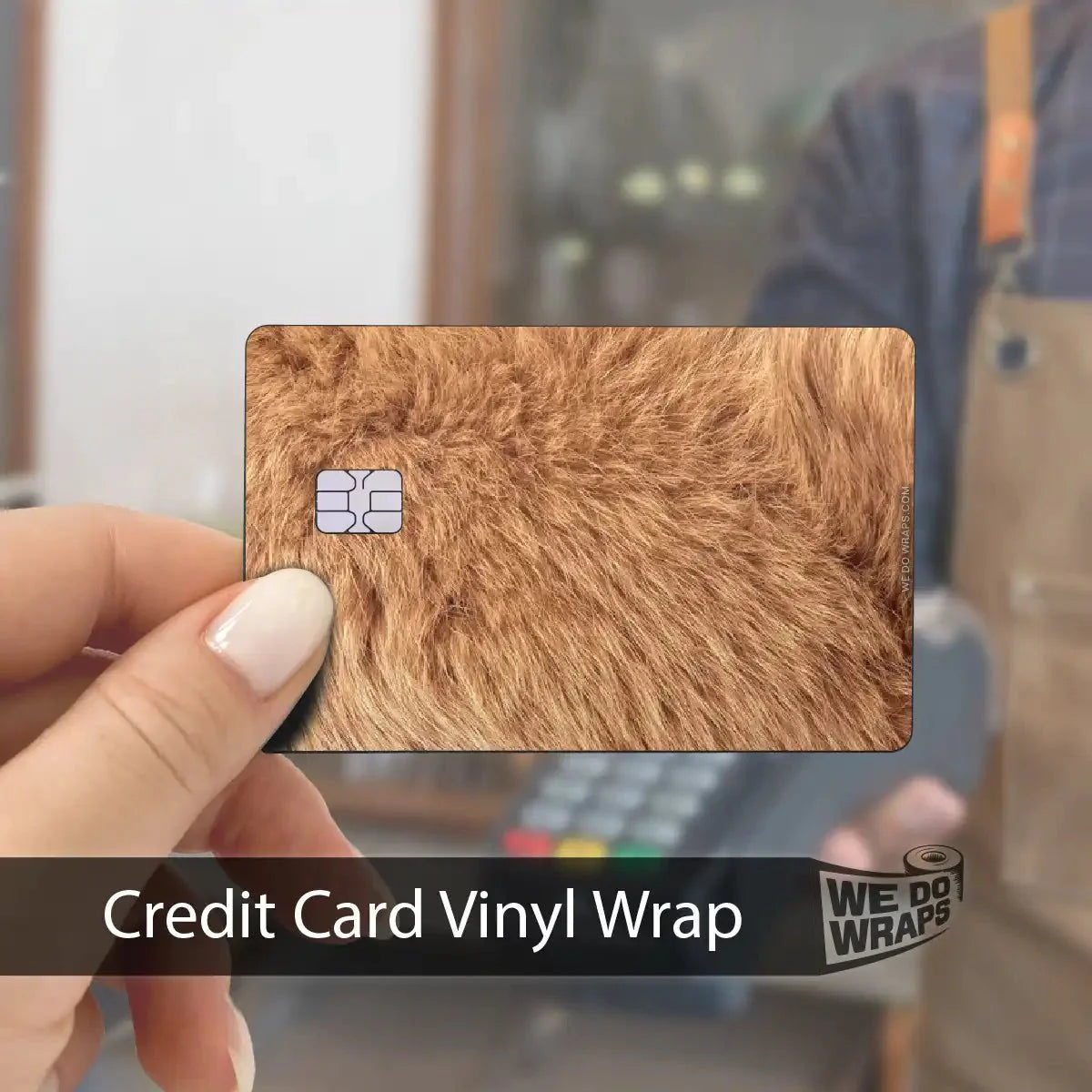 Teddy Bear Fur | NFC Key Card Wrap