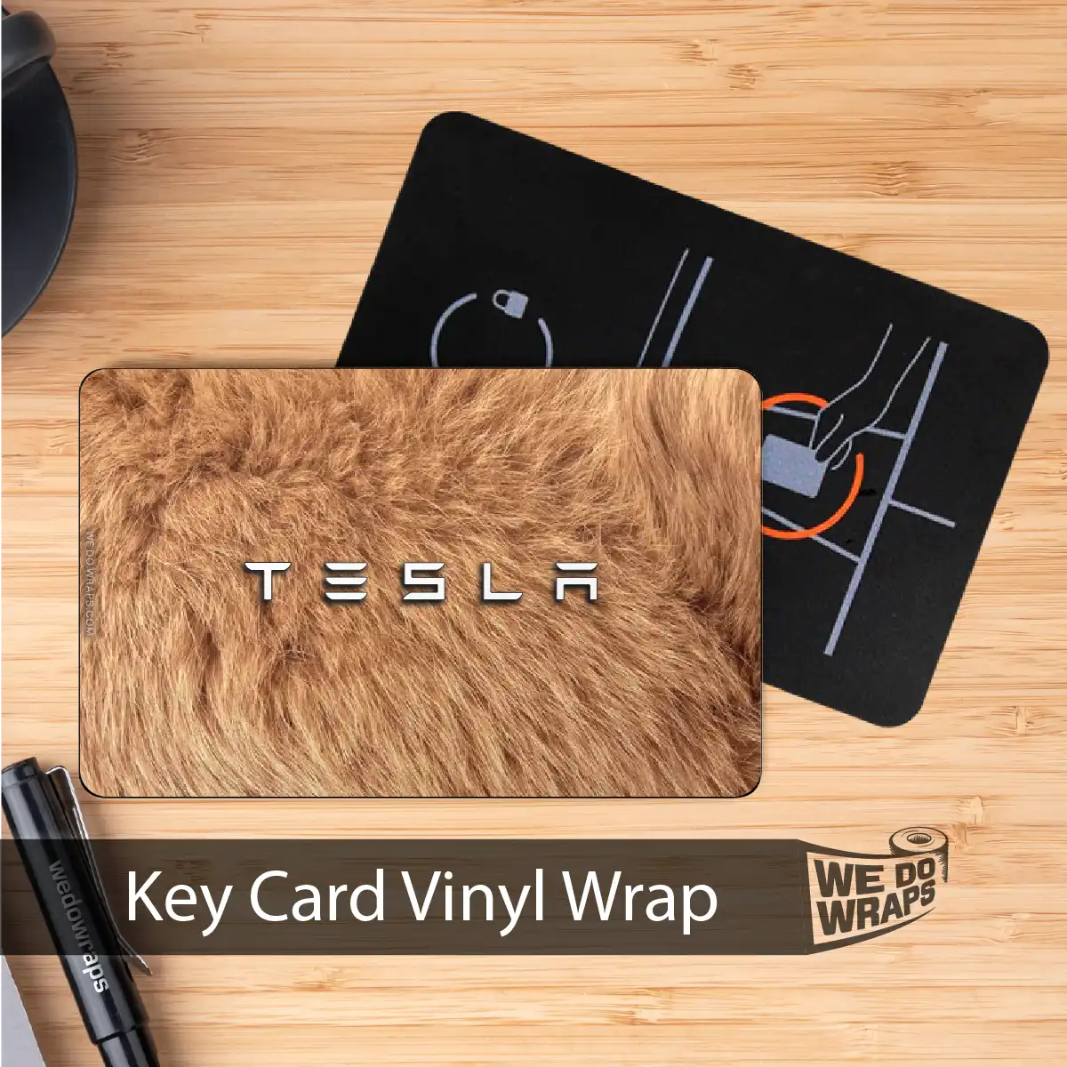 Teddy Bear Fur | NFC Key Card Wrap