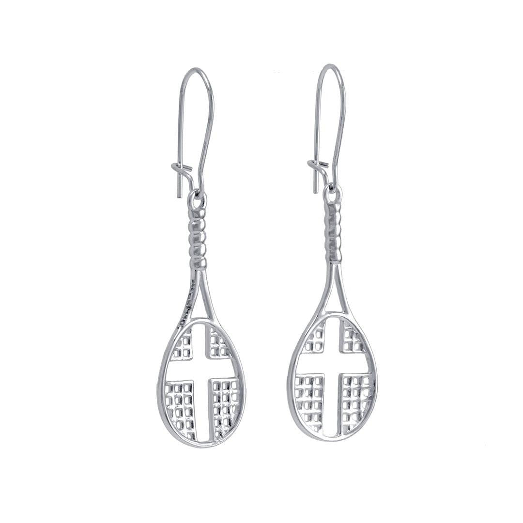Tennis Racket Dangle Earrings
