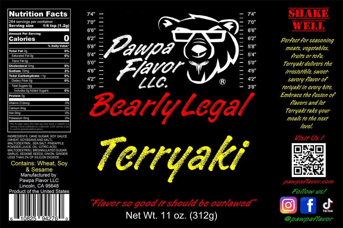 Bearly Legal Terryaki - Limited Edition