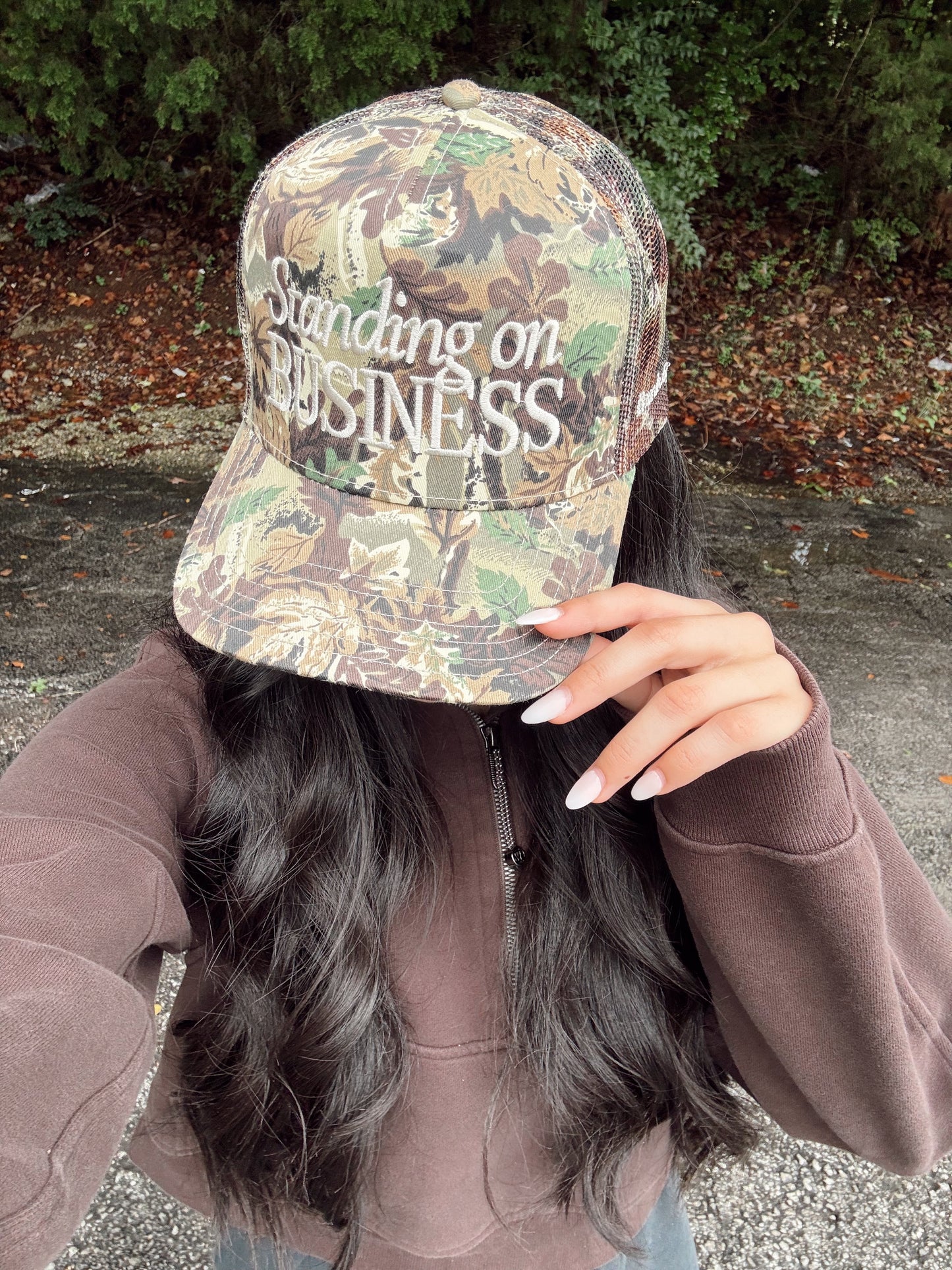 Standing On Business Trucker Hat