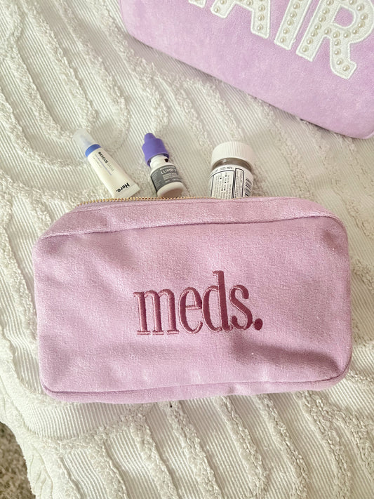 Meds - Lilac Terry Cloth Medium
