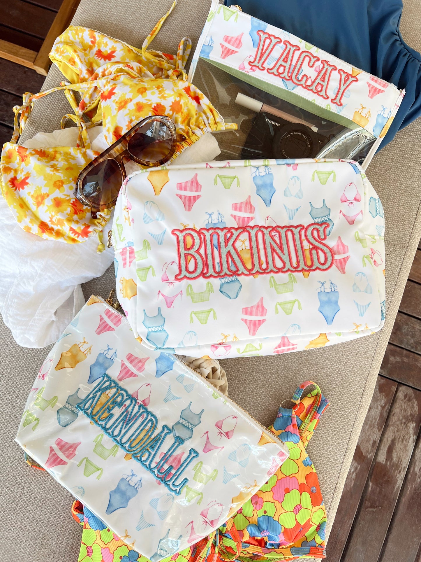 Vacay - Bikinis Clear Pouch