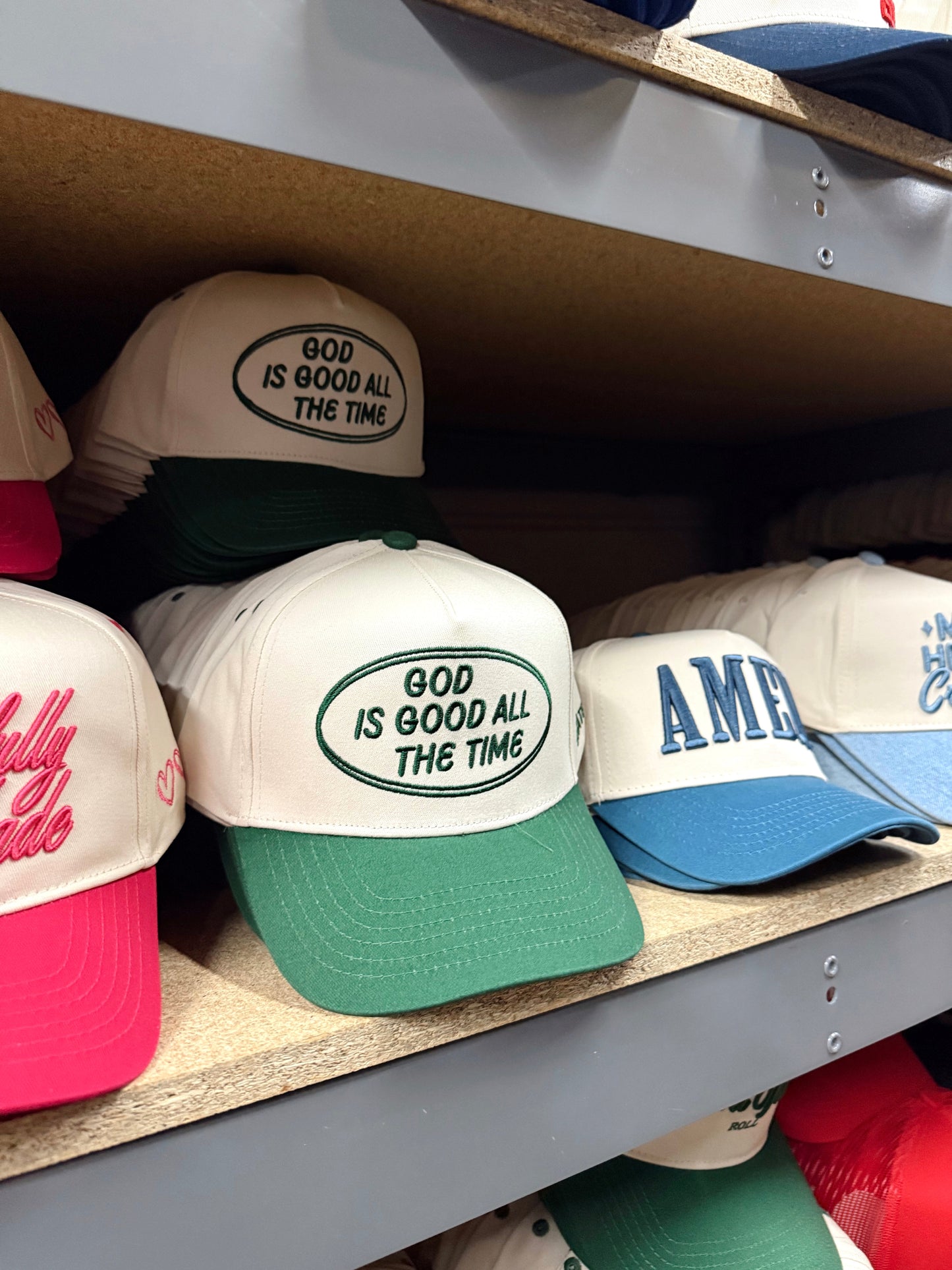 Make Heaven Crowded - Denim Vintage Trucker Hat - PREORDER