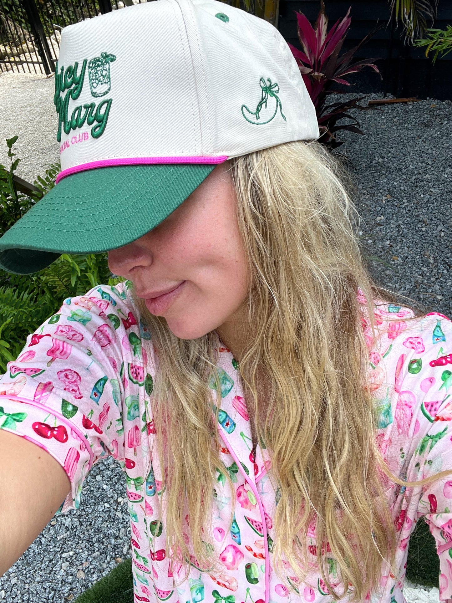 Spicy Marg Social Club - Green Vintage Trucker Hat