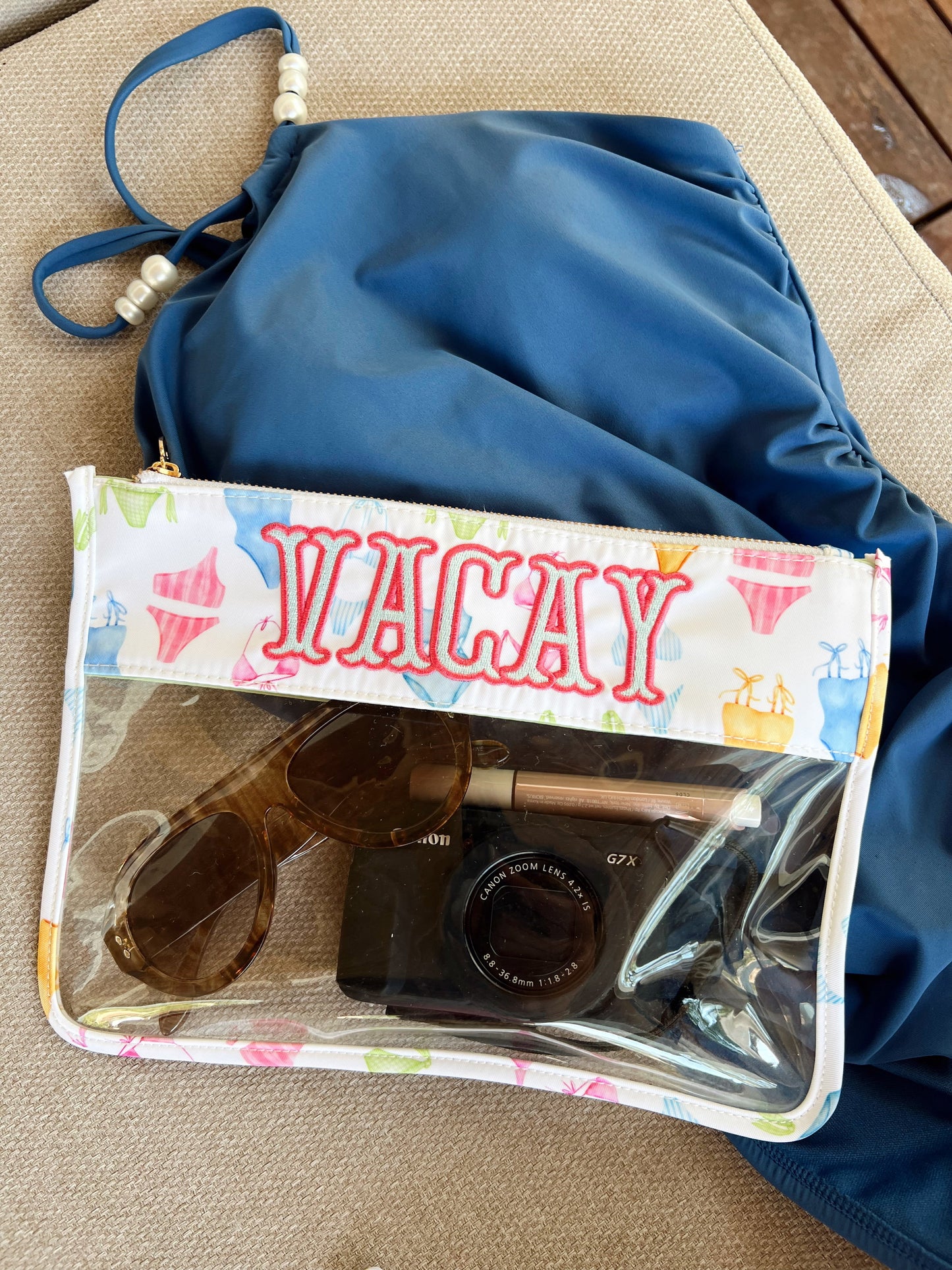 Vacay - Bikinis Clear Pouch