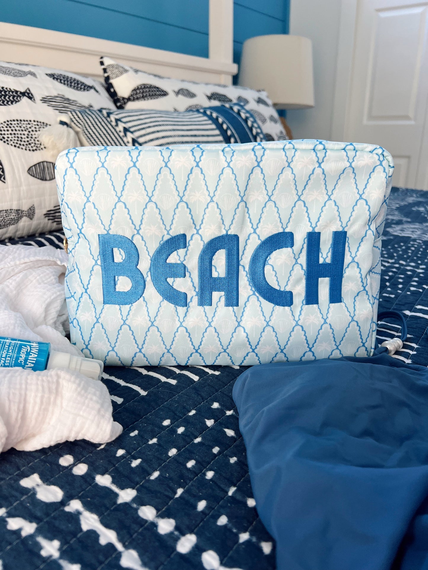 Beach - Blue Palms XL Bag