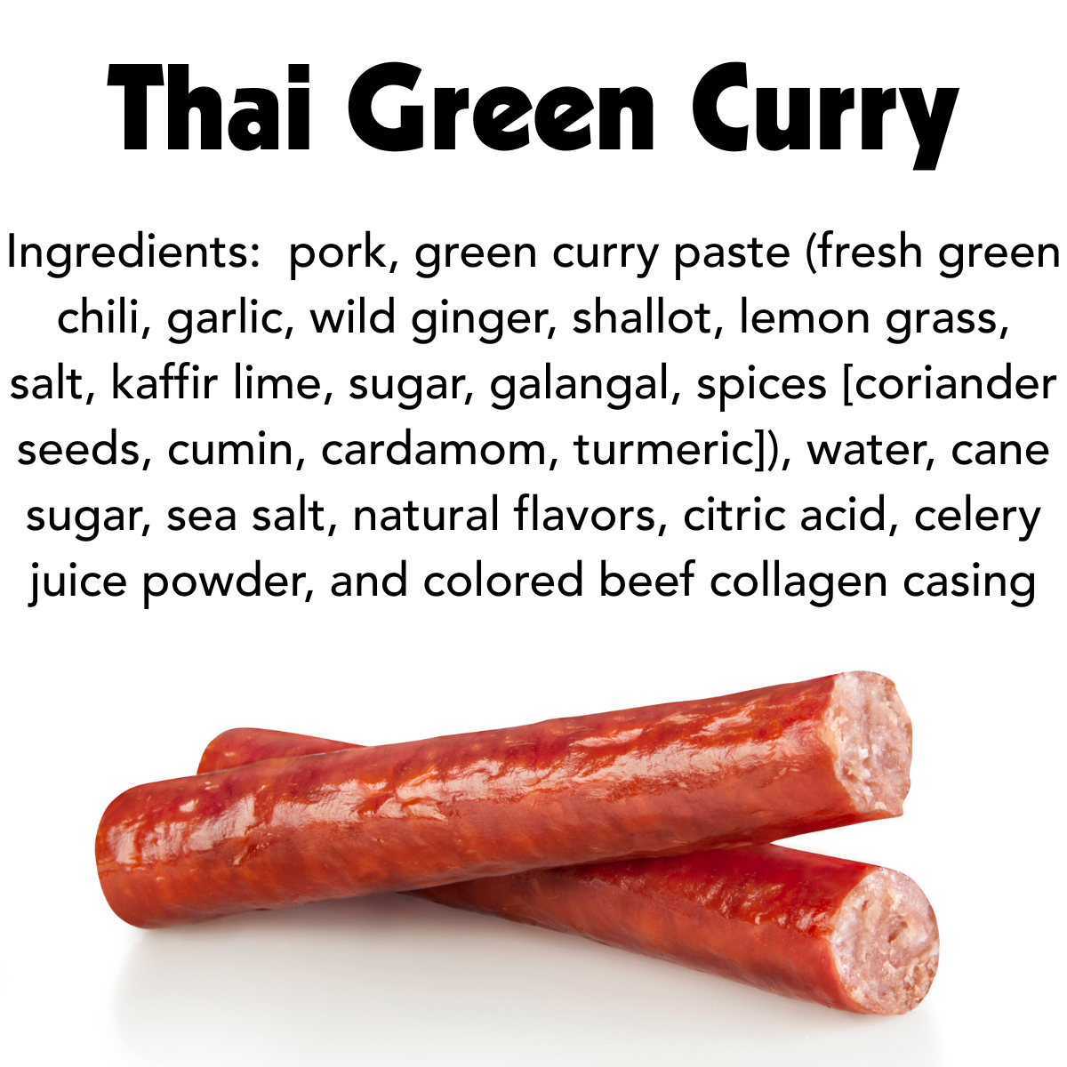 Craft Pork Snack Sticks - One Case (20 sticks)