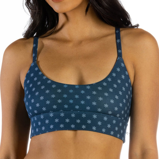 The Avalanche | Color Changing Snowflake Boob Hammock™ Scoop Bralette