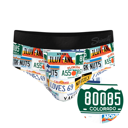 The DMV Catastrophe | License Plates Ball Hammock® Pouch Underwear Briefs